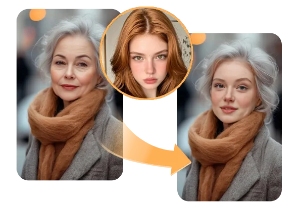 Show Facial Changes Across Different Ages