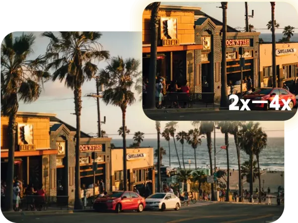 Upscale Images While Keeping Their Natural Look