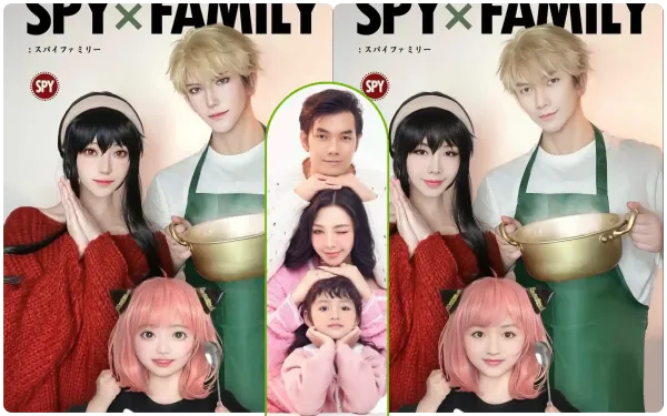 cosplay face swapping