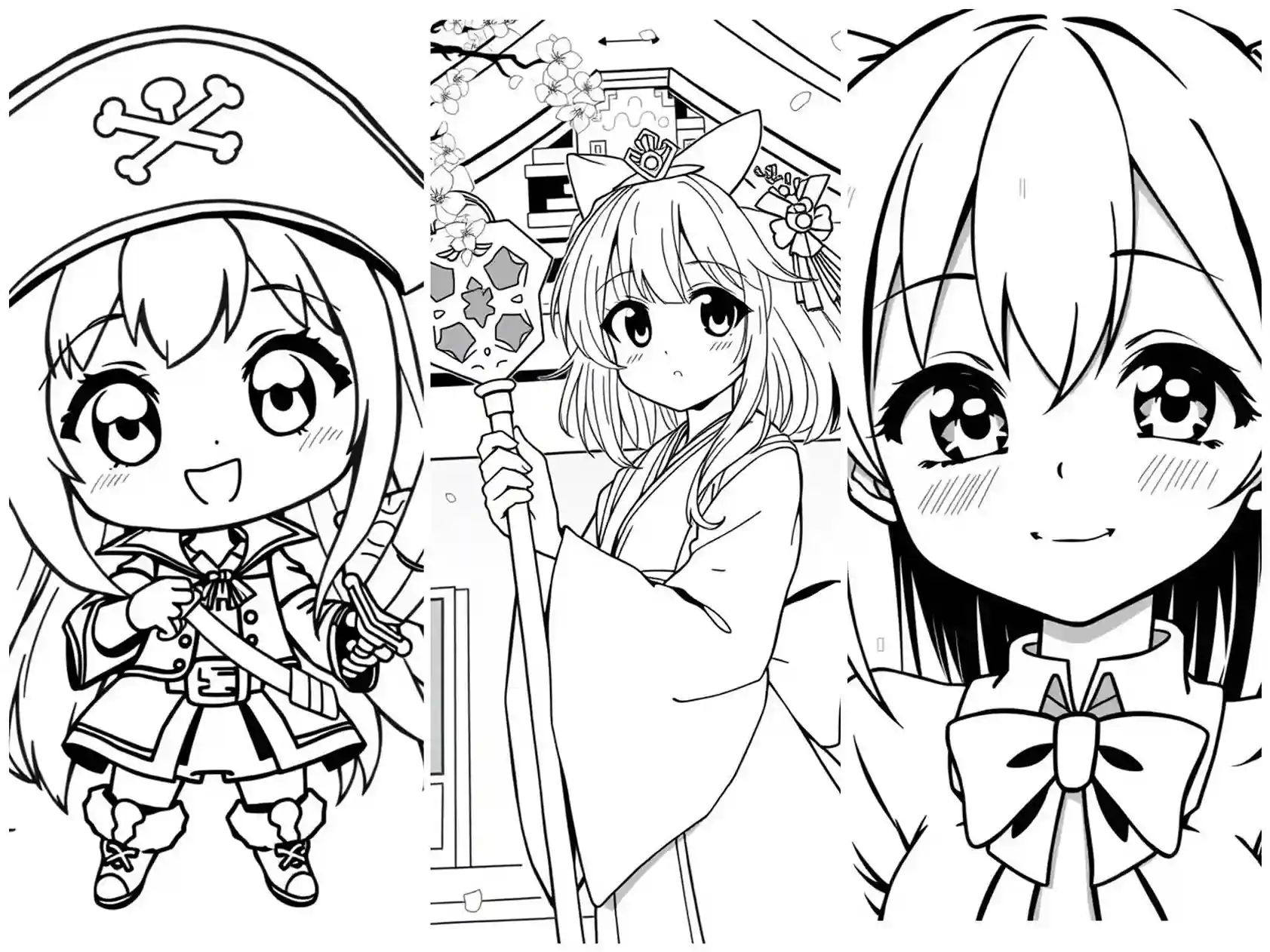 Vtuber coloring page