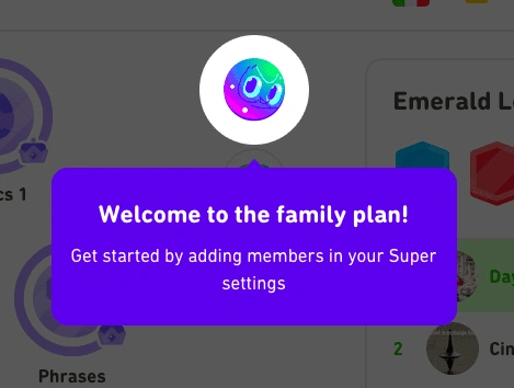 Duolingo Family Plan