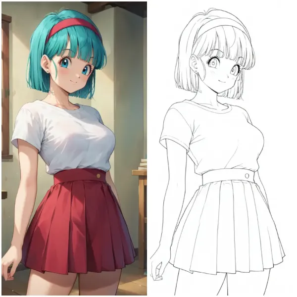 AI-generated coloring page