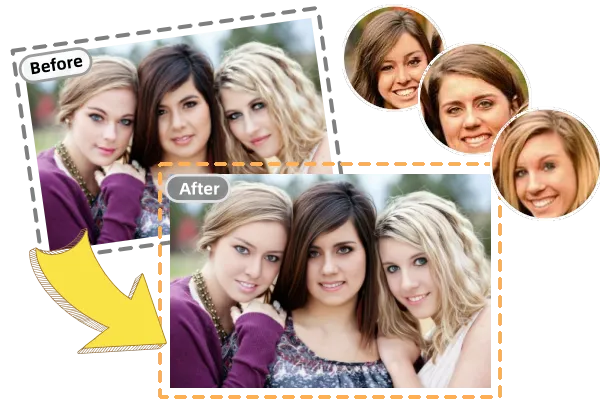 free multiple face swap