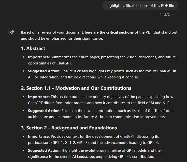  Highlight Critical Sections by ChatGPT