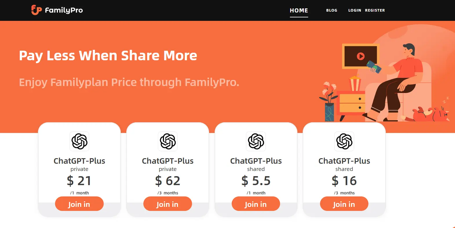 FamilyPro Homepage