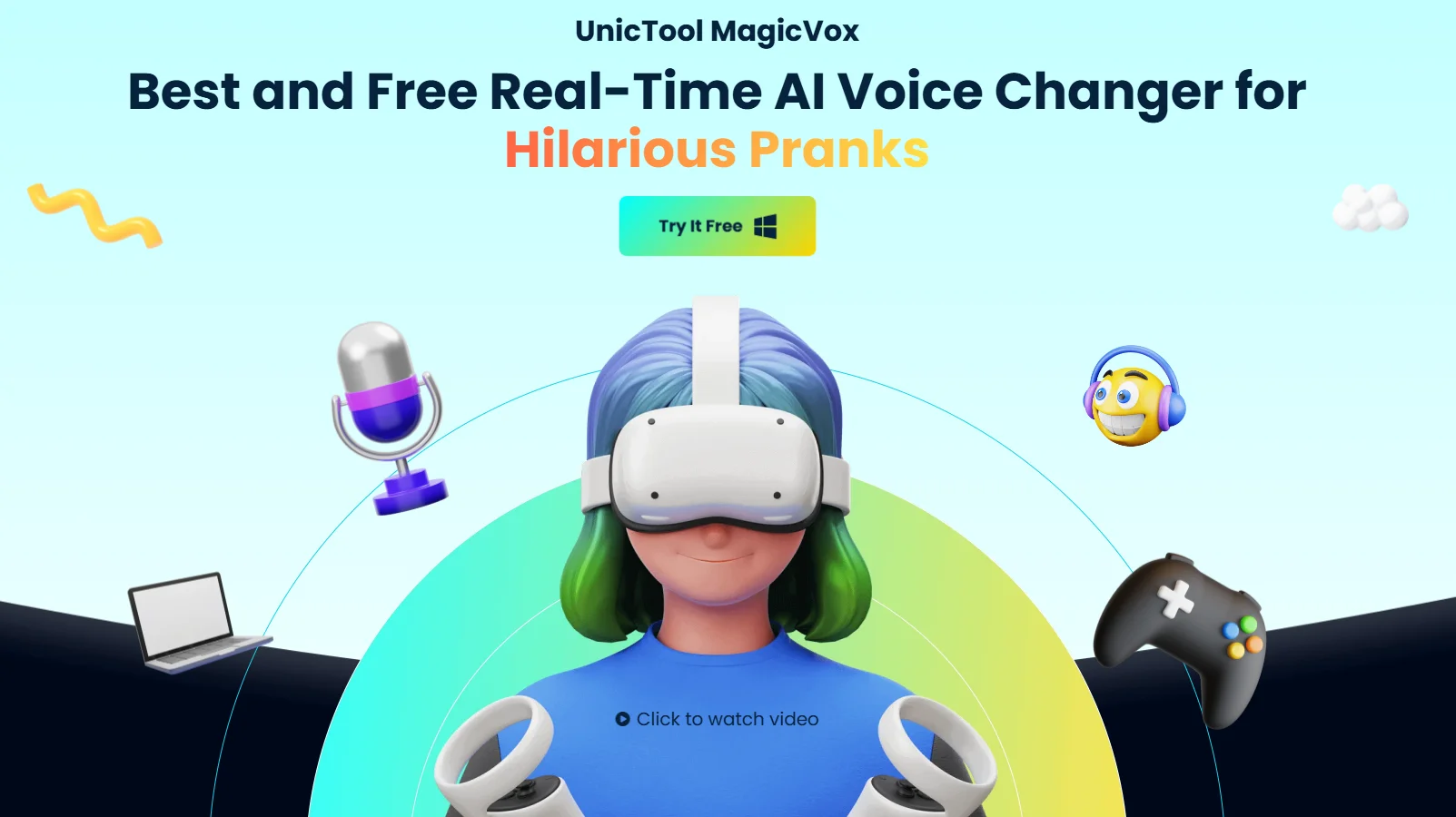 The interface of Magicvox