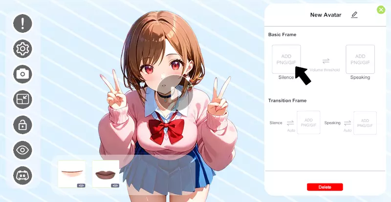 Upload your own image for talking avatar
