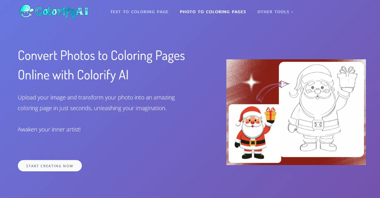 photo to sketch converter of ColorifyAI