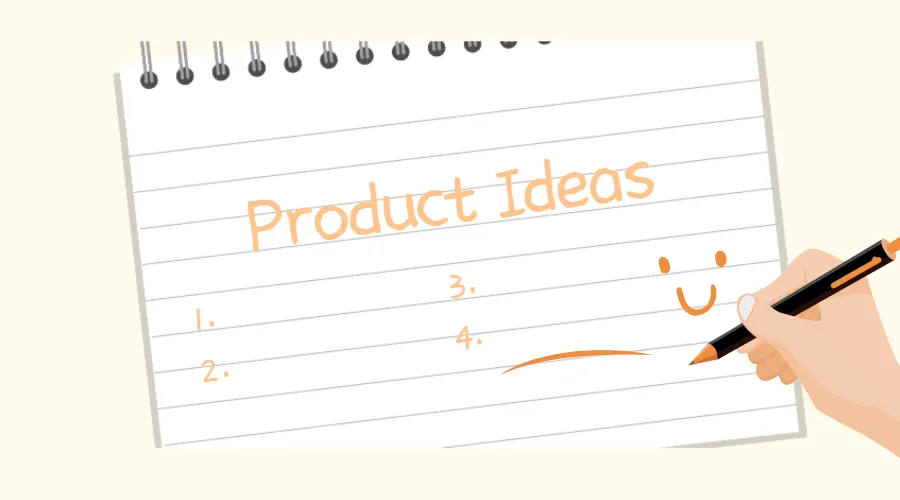 Write Down Any Etsy Product Ideas You Find 
