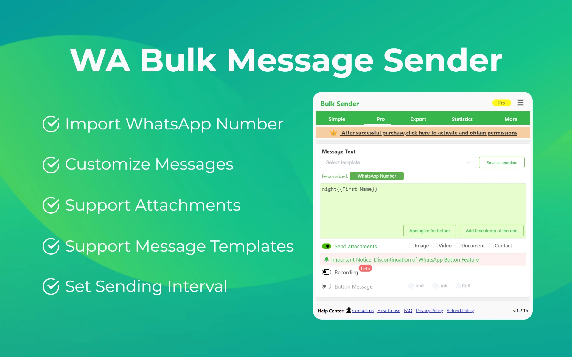 unknown whatsapp message sender online free
